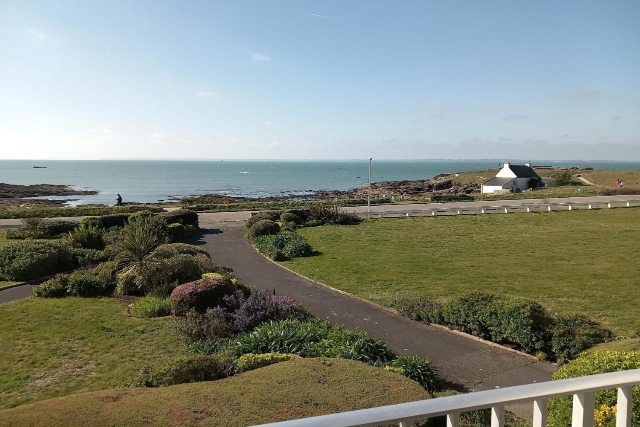 Grand Studio Vue Mer Dans Residence Des 3 Iles Pres De La Thalasso Quiberon Eksteriør bilde